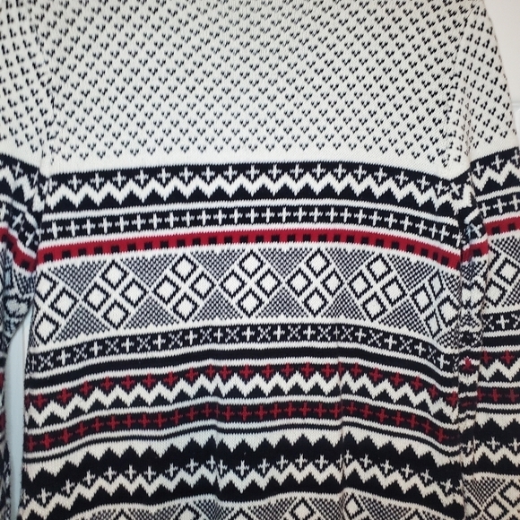 Izod Woman’s Size Medium Button Up Cardigan Knit Sweater Multi Color - Picture 9 of 12